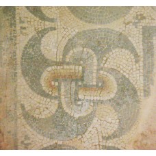 Solar circle swirling into a swastika with Solomon's knot